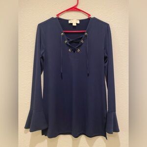 Michael Michael Kors Navy Blouse Top